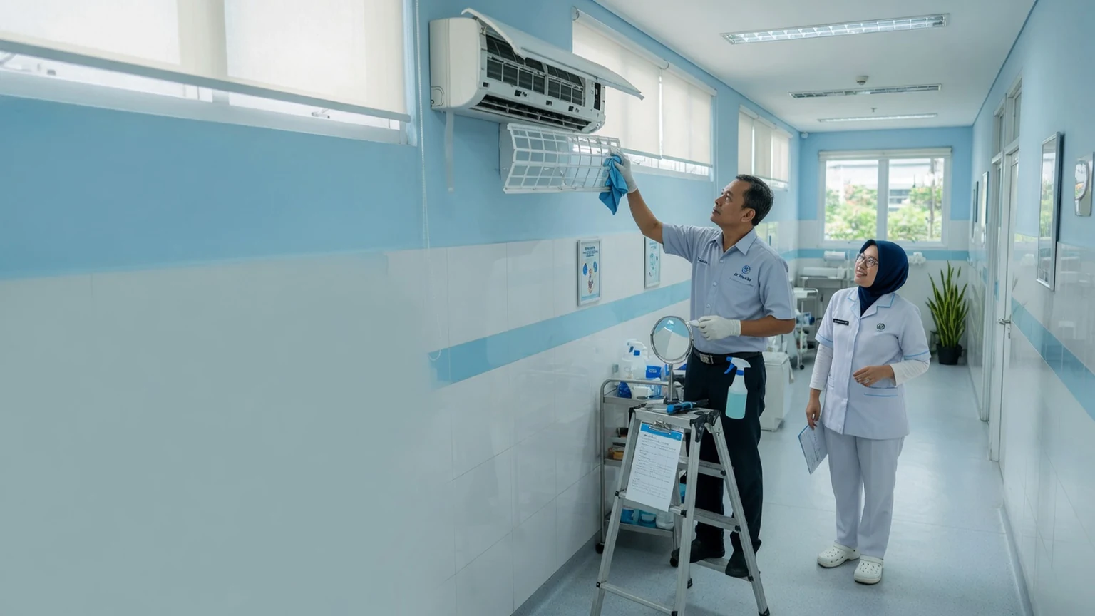 AC klinik & exhaust ruang praktik